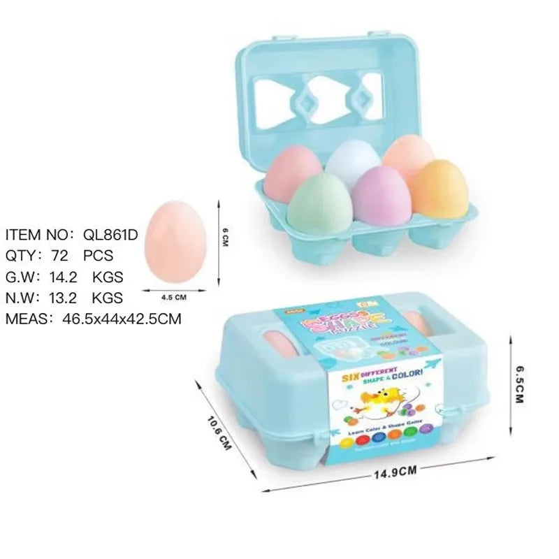 Geometric Shape-Sorting Eggs