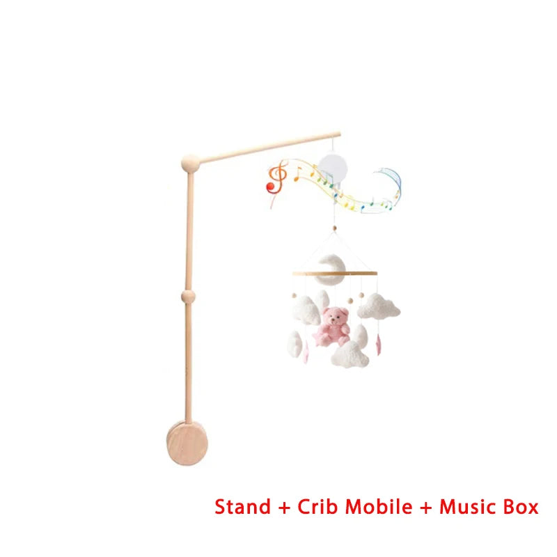 Nordic Wooden Bed Mobile