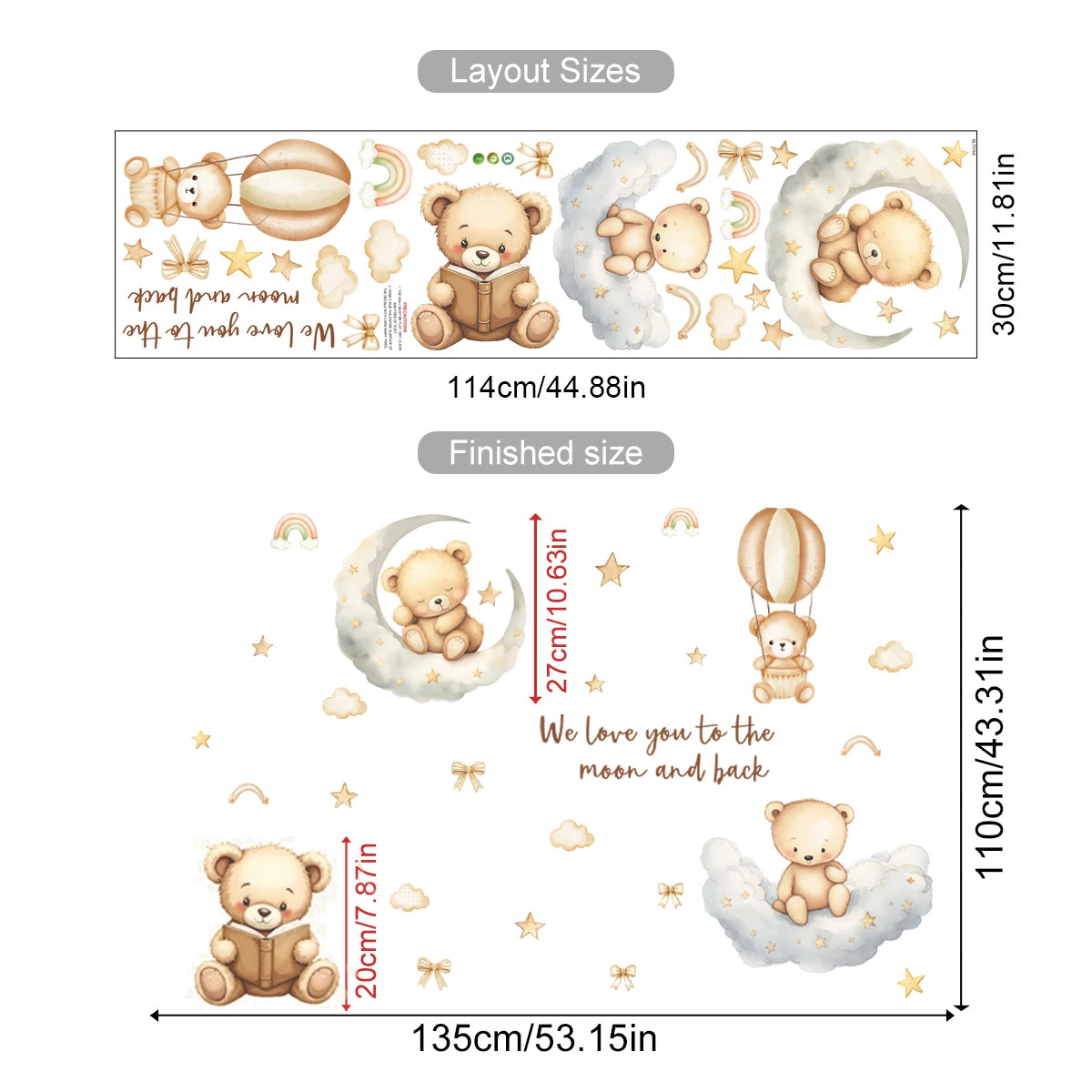 Wall Stickers For Baby Room Decoration
