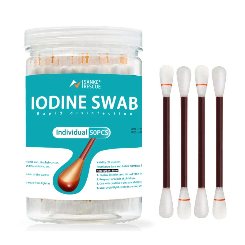 50-Piece Medical Care Swabs