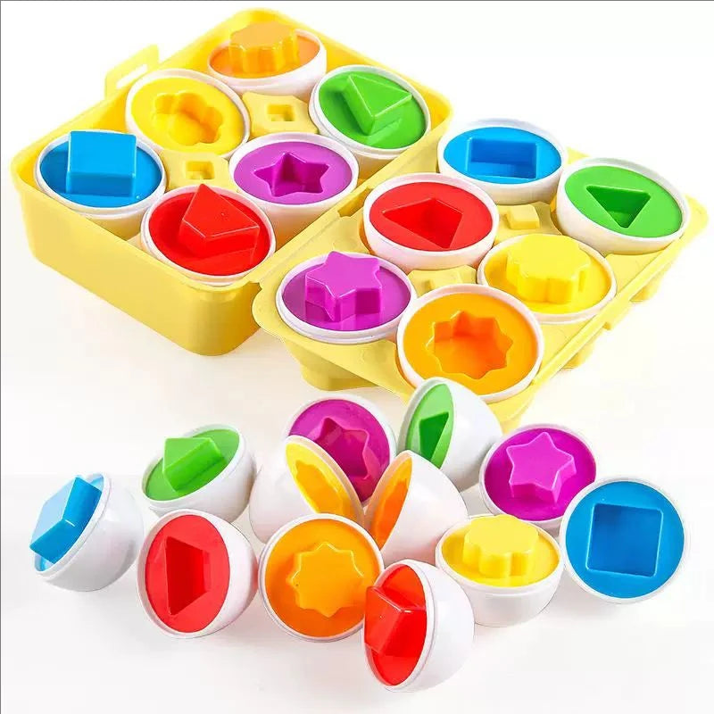 Geometric Shape-Sorting Eggs