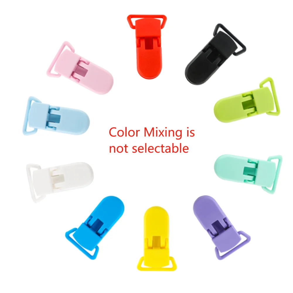 Color Pacifier Clips