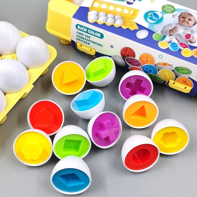 Geometric Shape-Sorting Eggs