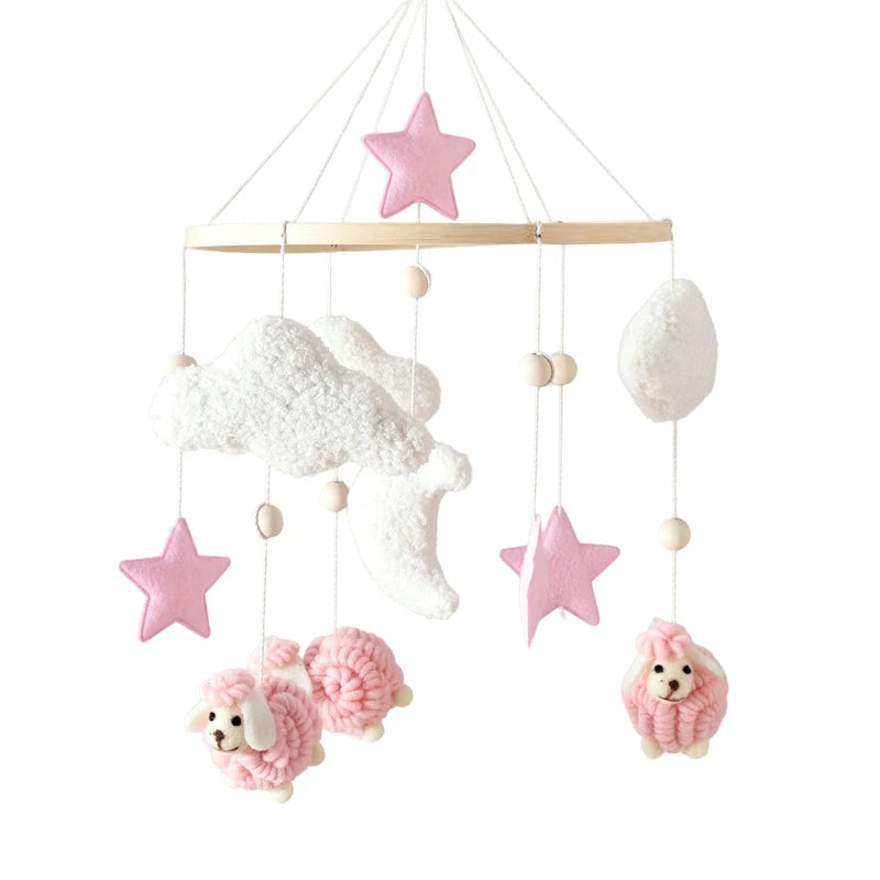 Nordic Wooden Bed Mobile