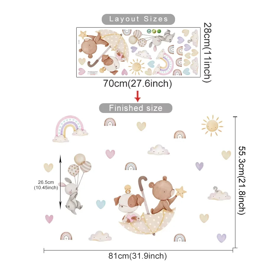 Wall Stickers For Baby Room Decoration