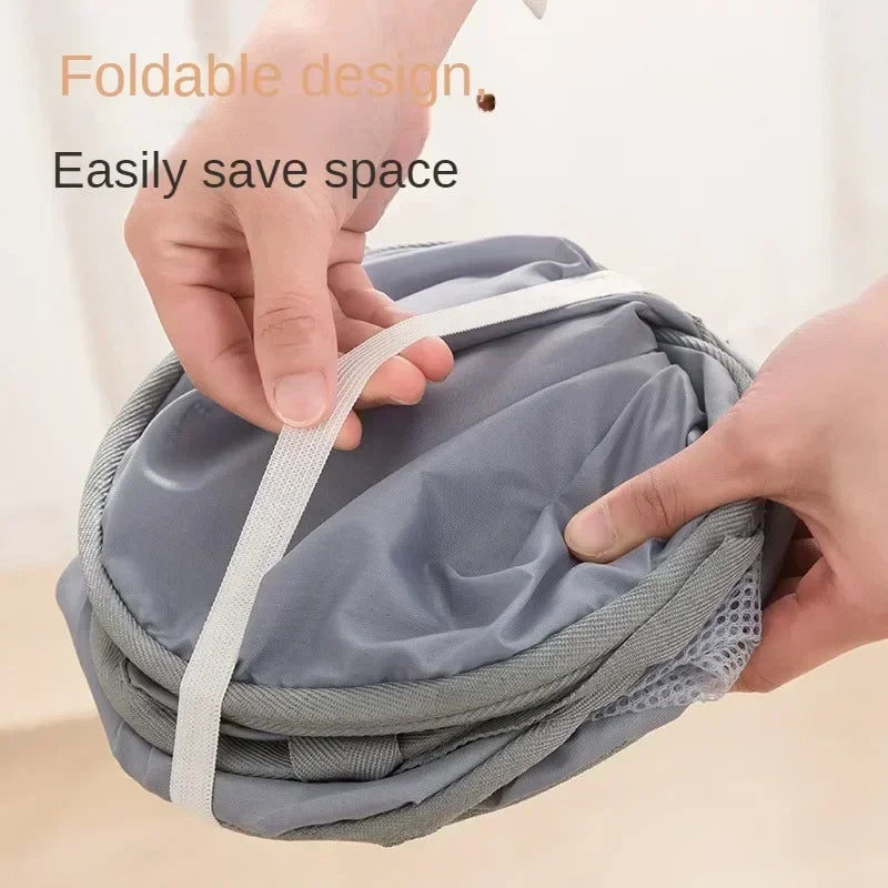 Pop-Up Mesh Laundry Hamper