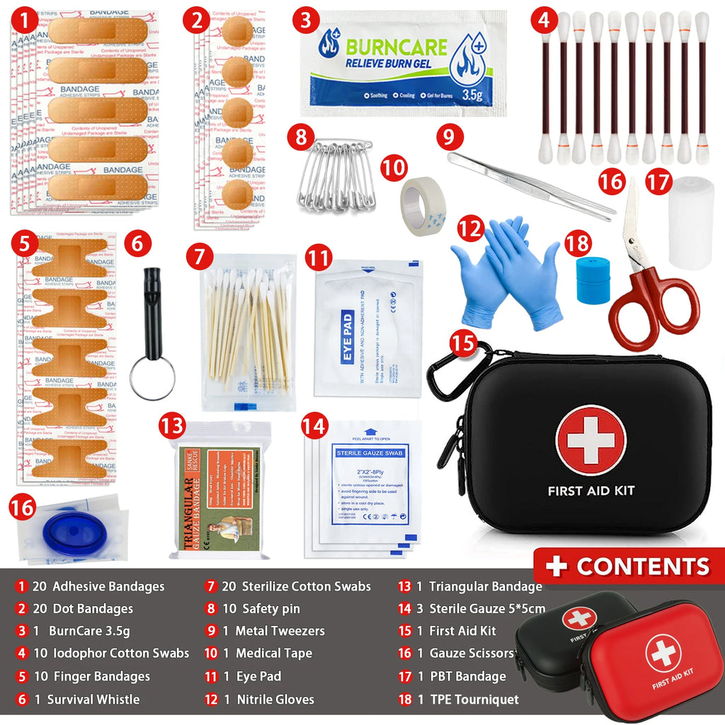 Portable Emergency First Aid Kit