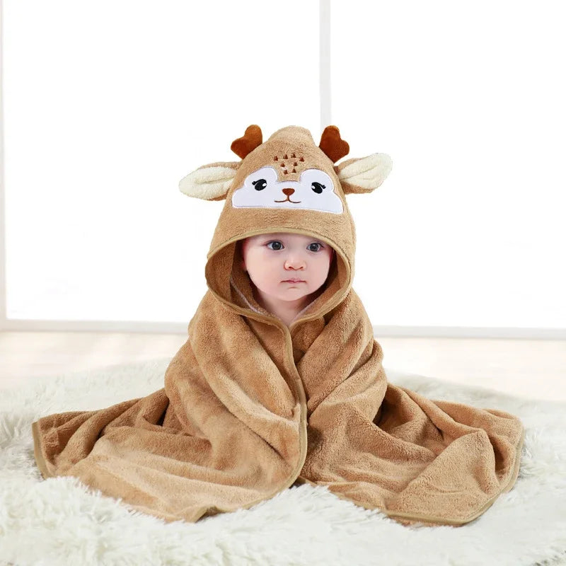 Hooded Cotton Swaddle Towel