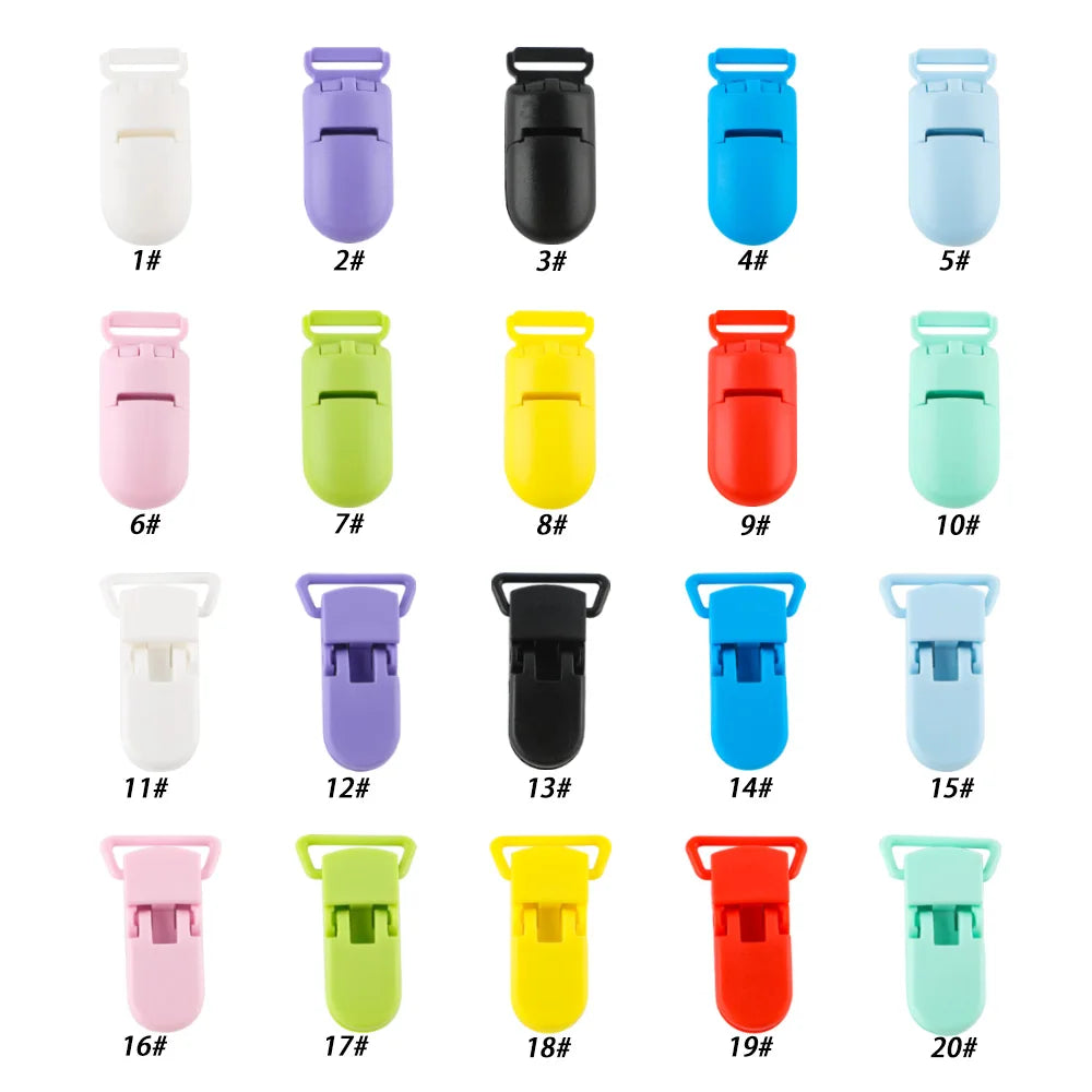 Color Pacifier Clips