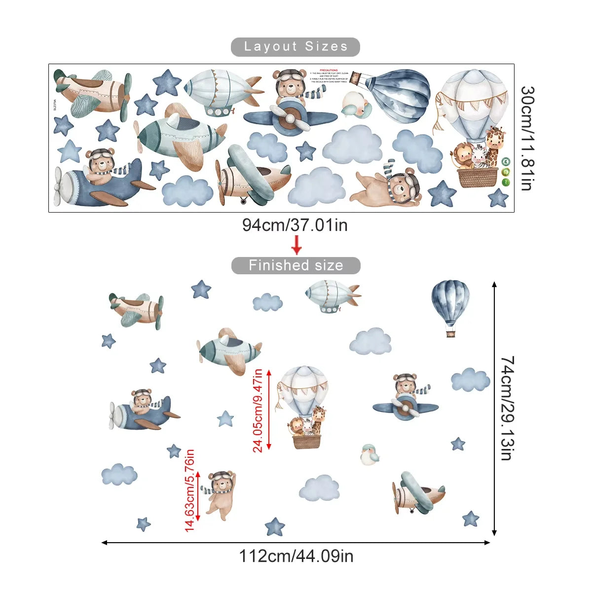 Wall Stickers For Baby Room Decoration
