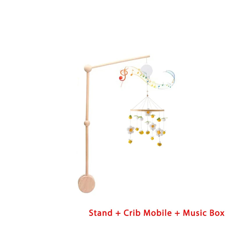 Nordic Wooden Bed Mobile