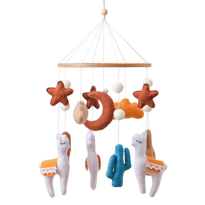 Nordic Wooden Bed Mobile