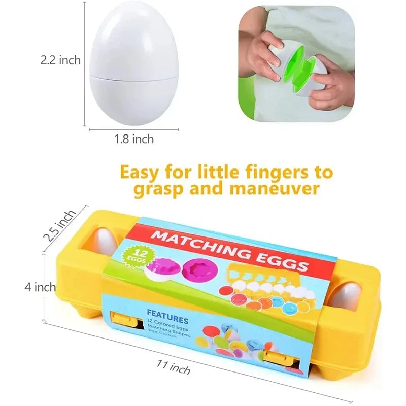 Geometric Shape-Sorting Eggs