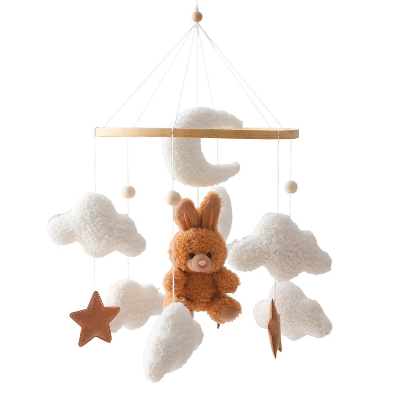 Nordic Wooden Bed Mobile