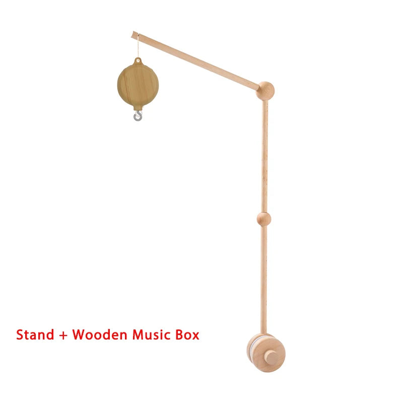 Nordic Wooden Bed Mobile