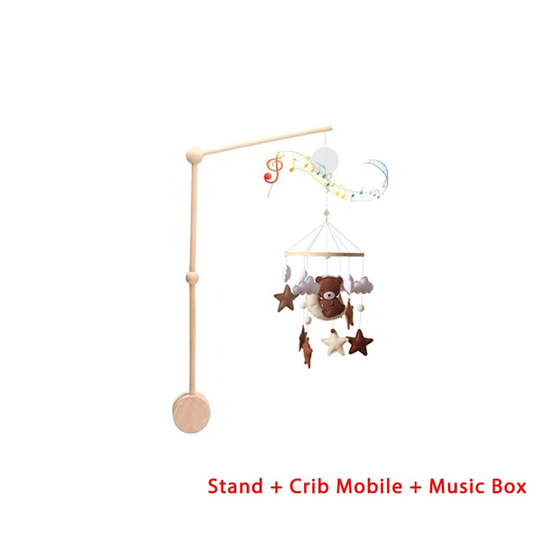 Nordic Wooden Bed Mobile
