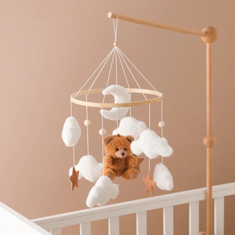 Nordic Wooden Bed Mobile