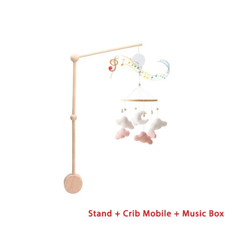 Nordic Wooden Bed Mobile
