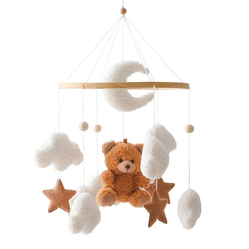 Nordic Wooden Bed Mobile