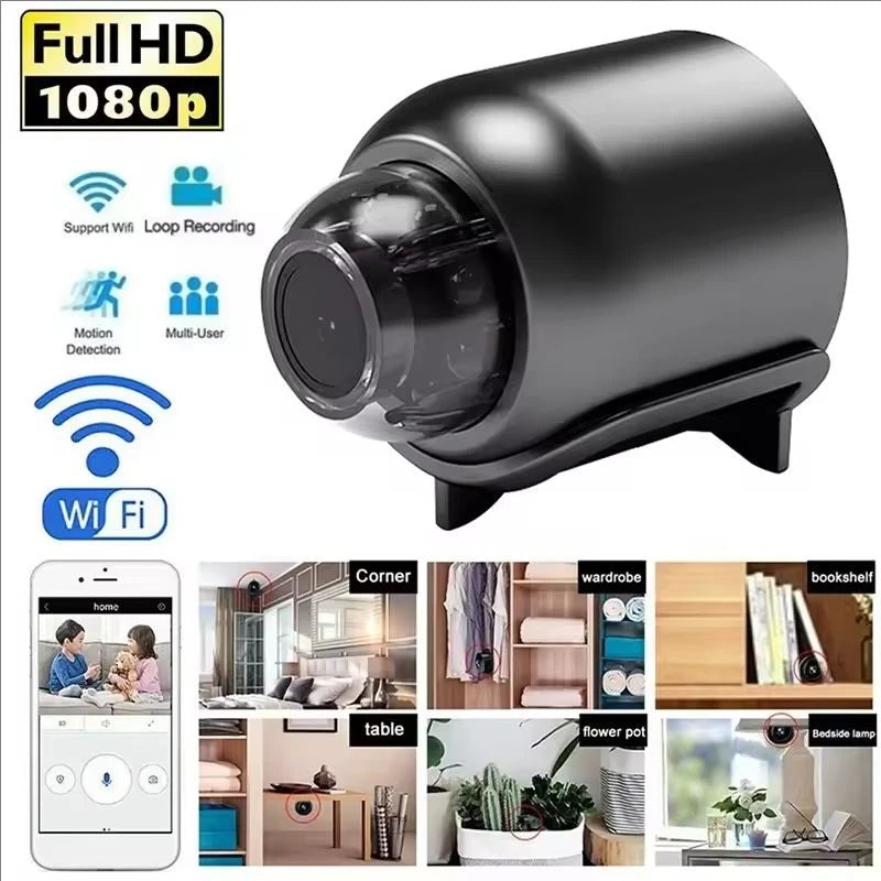 1080P HD Mini Camera WiFi Wireless HD Night Vision For Kids Monitoring