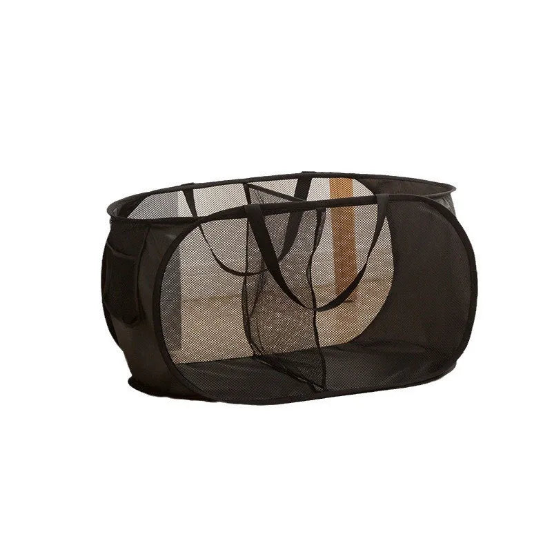Pop-Up Mesh Laundry Hamper
