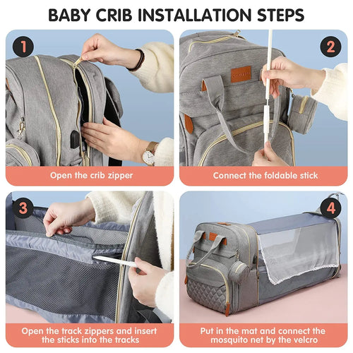 3-in-1 Expandable Backpack Foldable