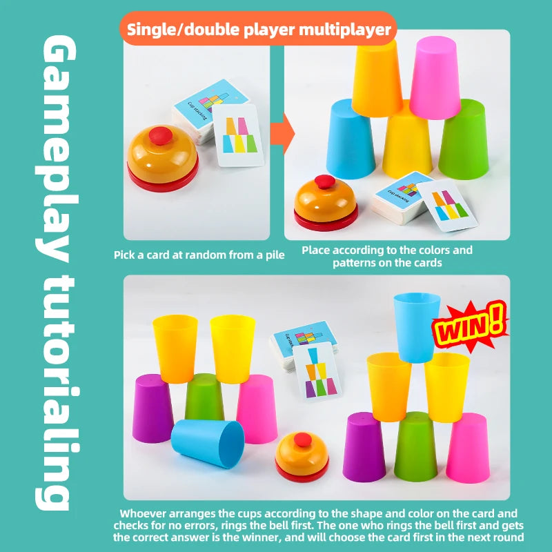 Sort Educational Cup Game