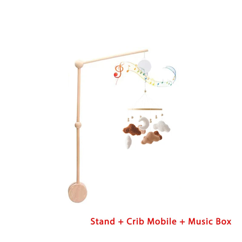 Nordic Wooden Bed Mobile