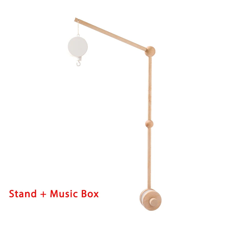Nordic Wooden Bed Mobile