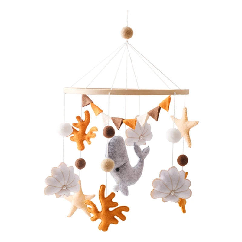 Nordic Wooden Bed Mobile