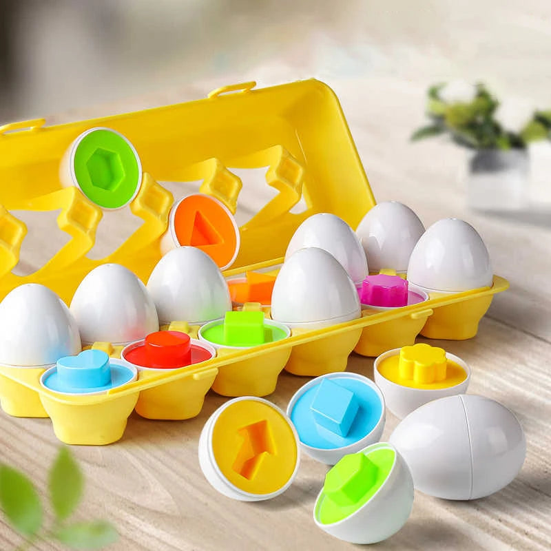 Geometric Shape-Sorting Eggs