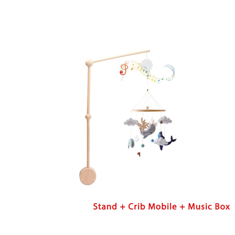 Nordic Wooden Bed Mobile