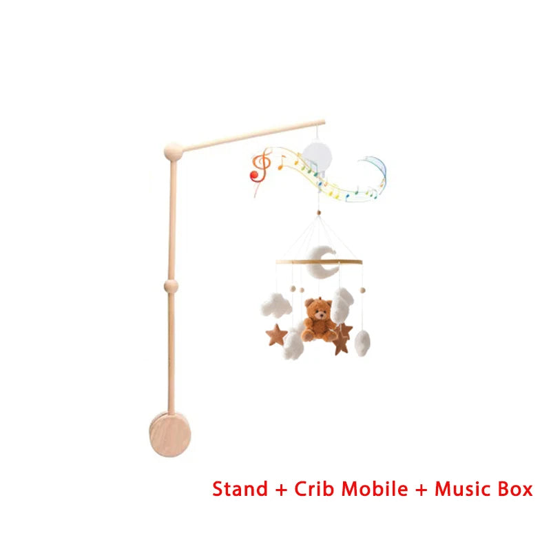 Nordic Wooden Bed Mobile