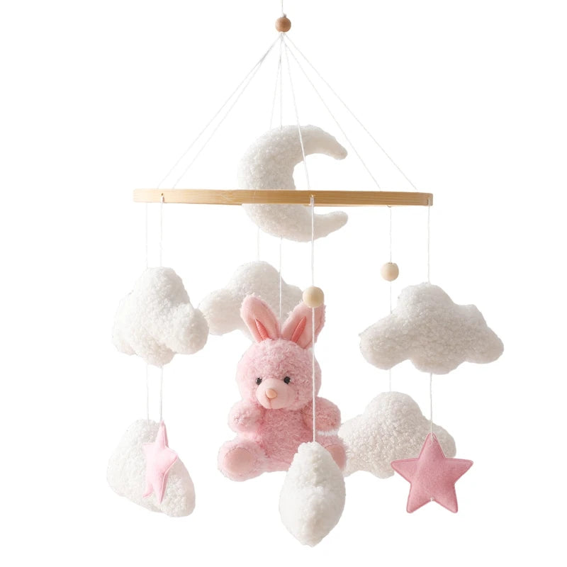 Nordic Wooden Bed Mobile