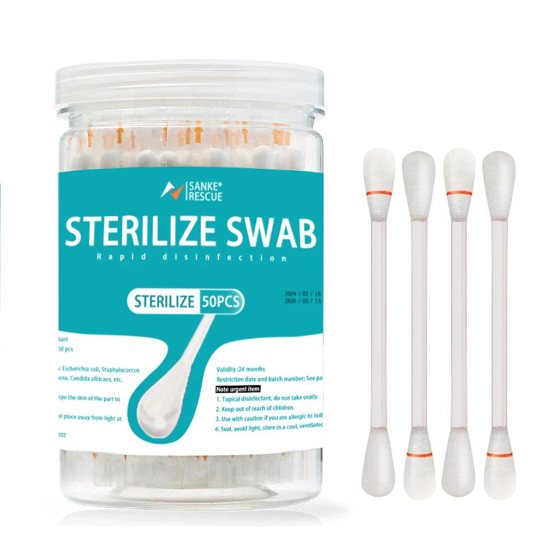 50-Piece Medical Care Swabs