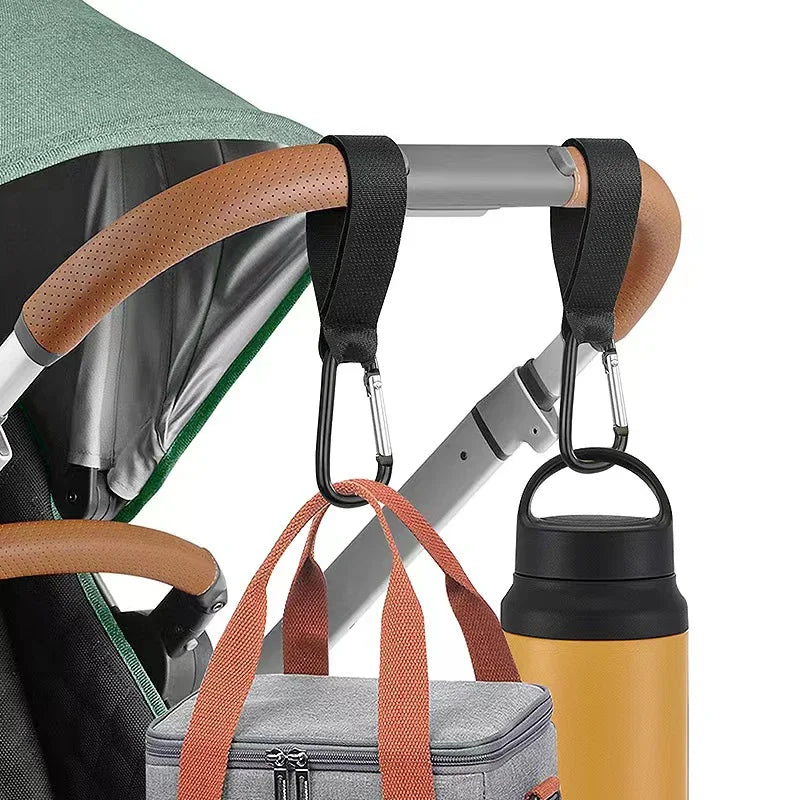Heavy-Duty Aluminum Stroller Hooks