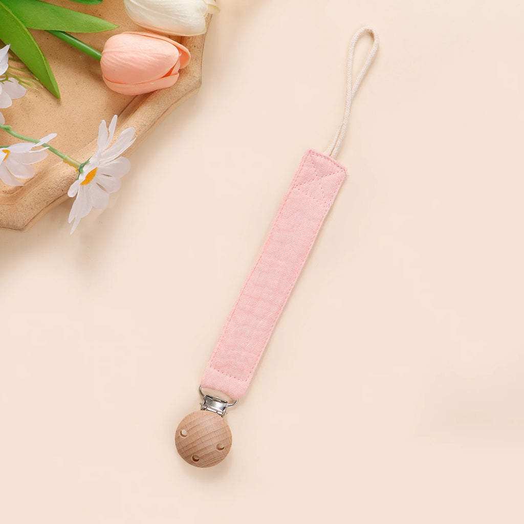 Beechwood Double-Layer Pacifier Clip