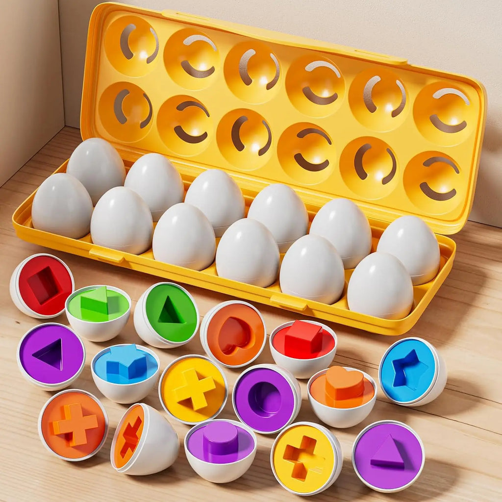 Geometric Shape-Sorting Eggs
