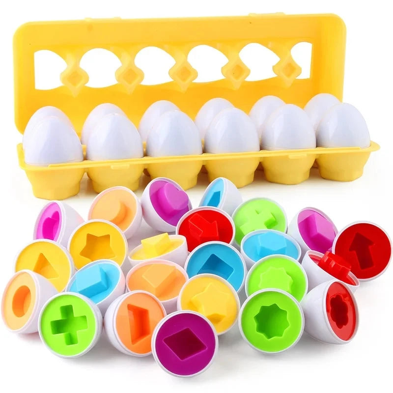 Geometric Shape-Sorting Eggs