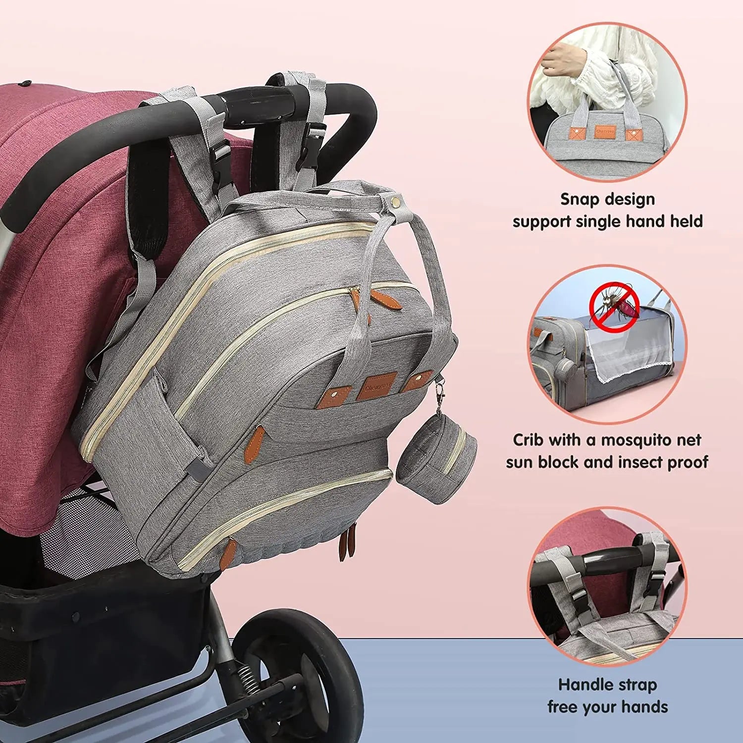 3-in-1 Expandable Backpack Foldable