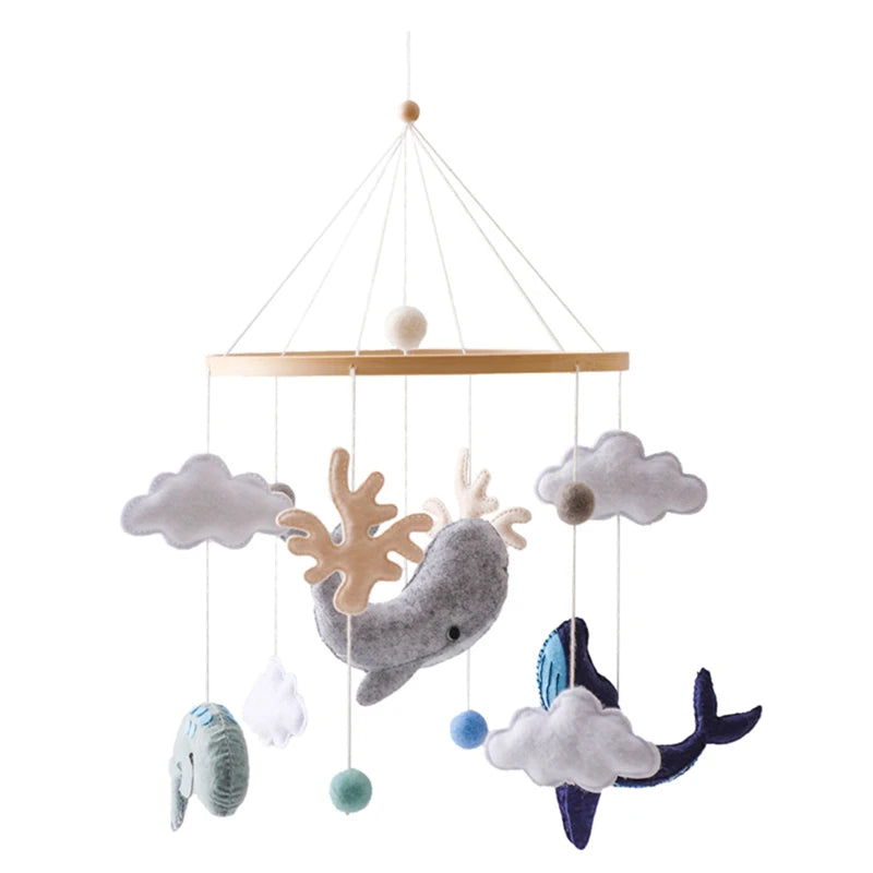 Nordic Wooden Bed Mobile