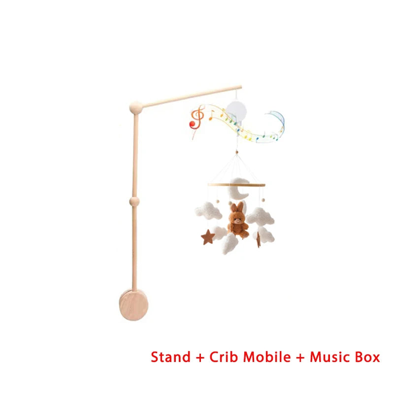 Nordic Wooden Bed Mobile