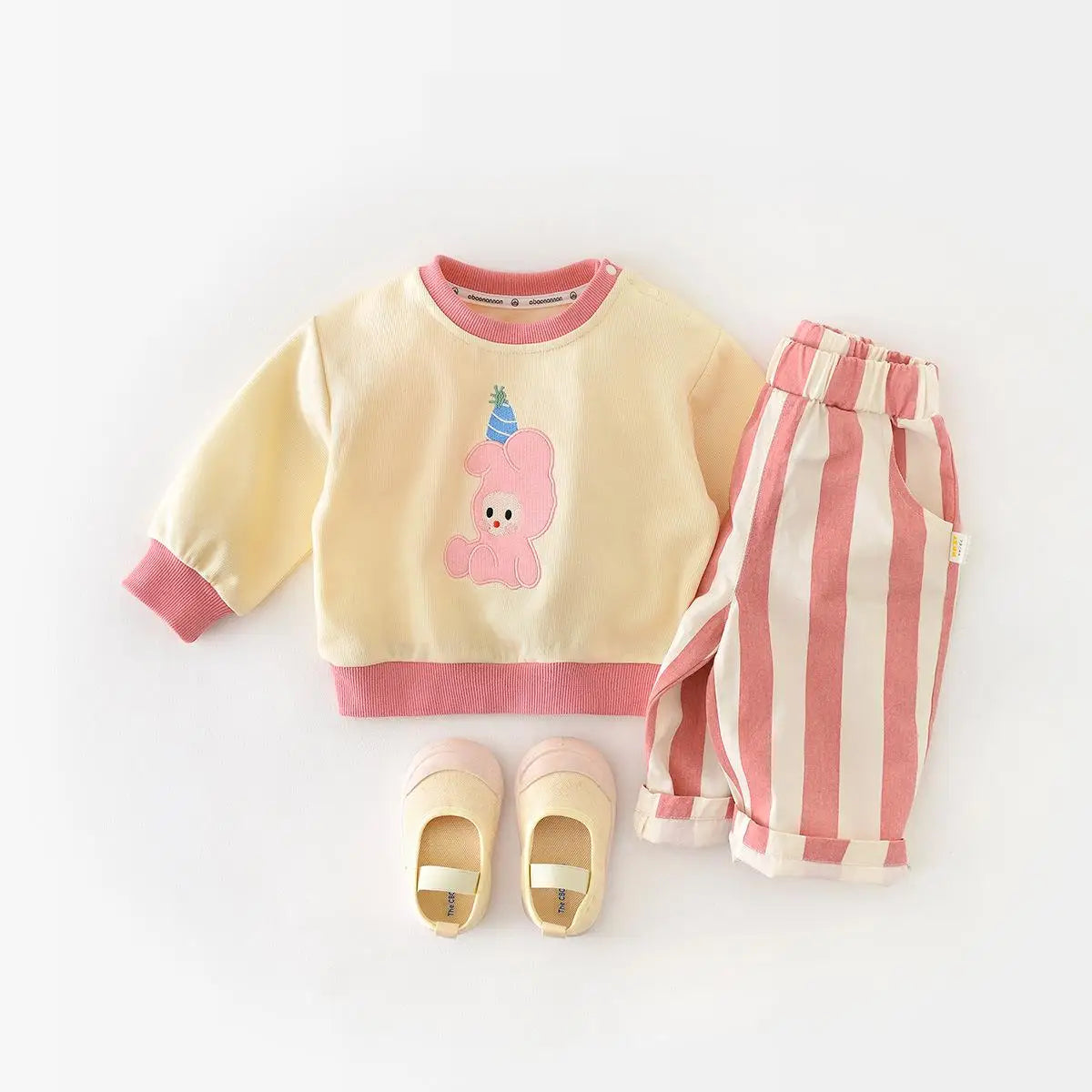 Children Loose Striped Casual Pants