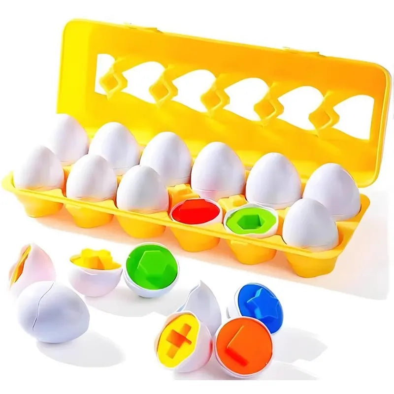 Geometric Shape-Sorting Eggs