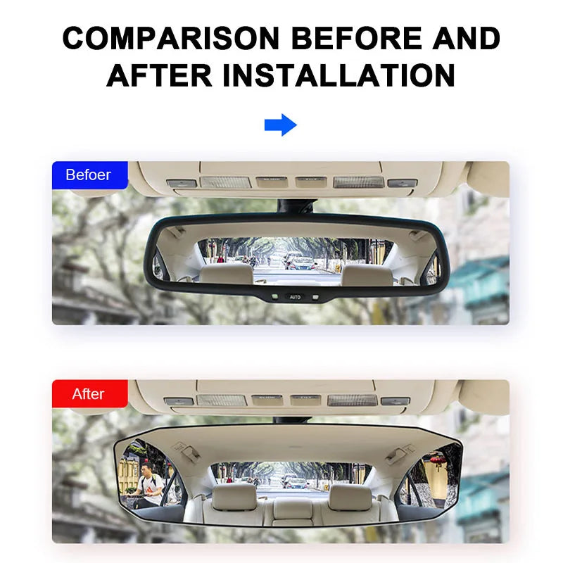 Wide-Angle Interior Baby Mirror