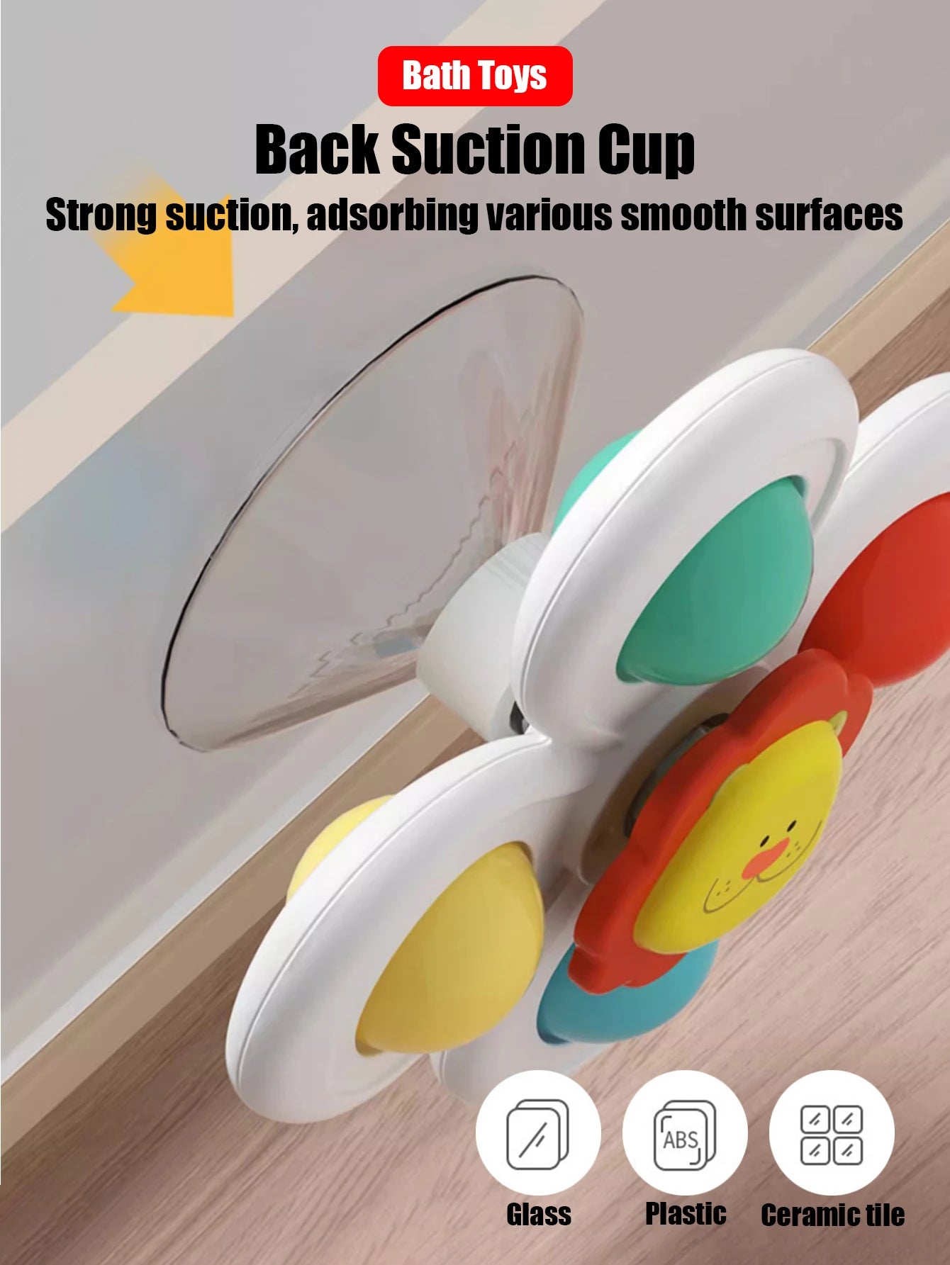 Kinetic Sensory Spinners Bath Toy