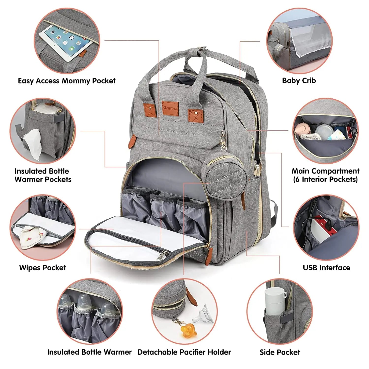 3-in-1 Expandable Backpack Foldable